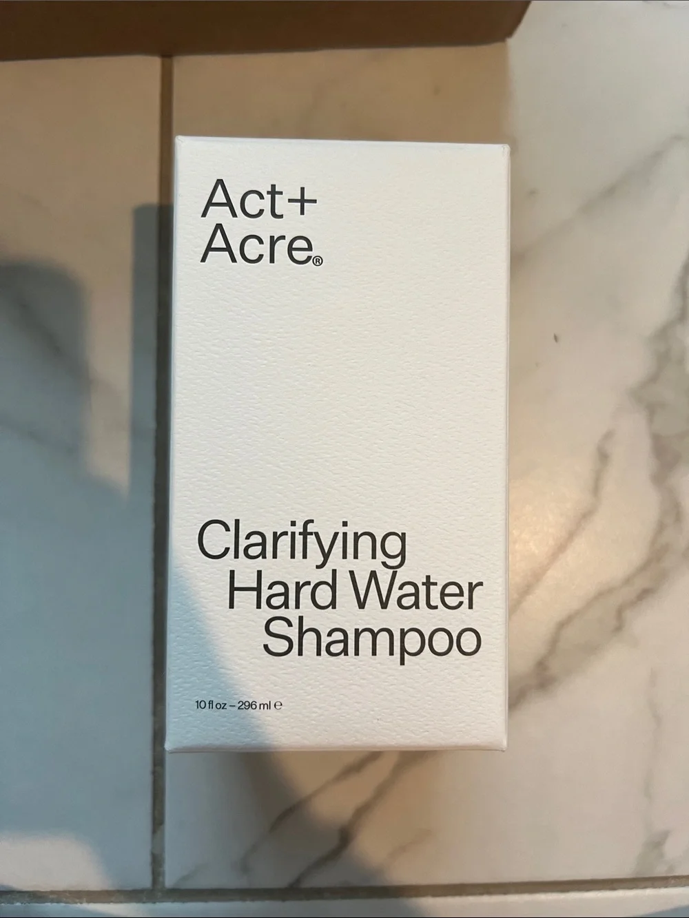 Act+Acre Clarifying Hard Water Shampoo & Scalp Serum - White